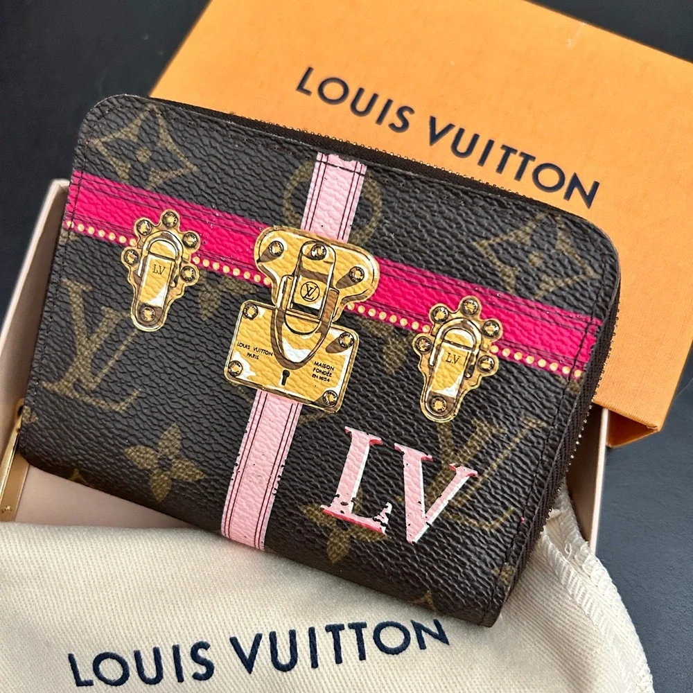 Authentic Louis Vuitton Card Wallet SUMMER TRUNK Limited Edition Limited & Rare - Picture 2 of 11